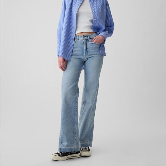 Gap 70s Flare Jeans with 30” inseam, 10” rise & 13.5” waist size 6/28- EUC! - Picture 1 of 12
